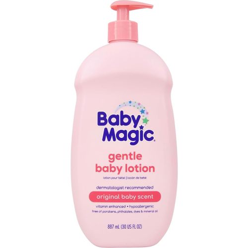 Baby Magic Baby Lotion With Original Baby Scent, Camellia Oil & Marshmallow Root, 30 Oz