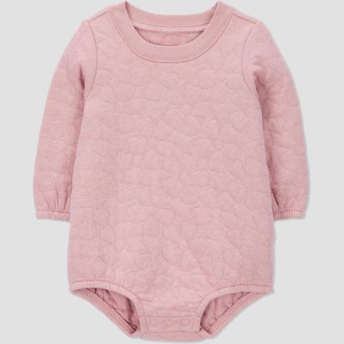 Carter's Just One You® Baby Girls' Quilted Bubble Romper - Pink