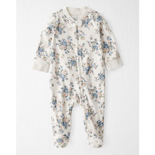 Baby Organic Cotton Floral-Print Sleeper