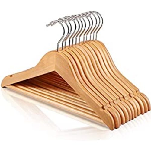 Amazon.com: HOUSE DAY Wooden Baby Hangers for Closet 10 Pack, Premium Kids Wooden Hangers for Baby Clothes, Baby Coat Hangers with 360° Swivel Hook, Durable Toddler Hangers Childrens Hangers, Natural : Home & Kitchen