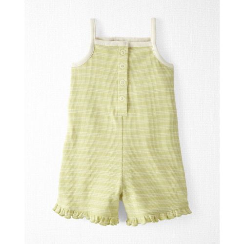 Baby Striped Organic Cotton Rib Romper - Little Planet | Carter's