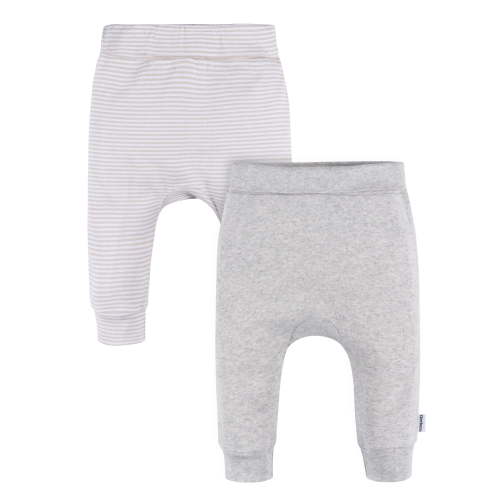 Gerber Baby Neutral Grow With Me Pant, 2-Pack, Sizes Newborn - 12 Months
