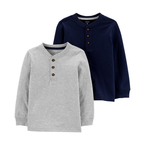 Baby 2-Pack Henley Tees