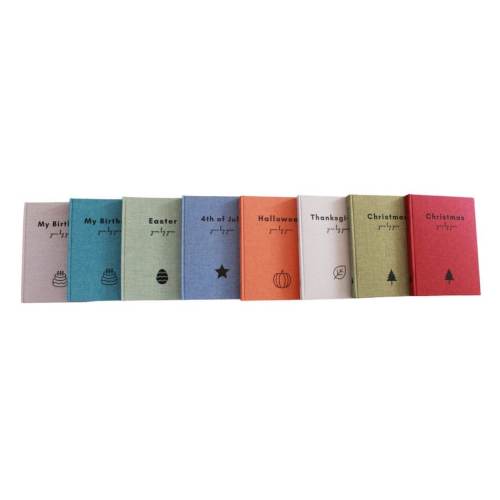 Sentimental Year by Year Holiday - Complete Set - Pink Birthday Red Christmas Set