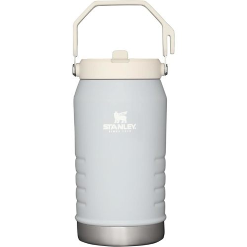 Stanley IceFlow Flip Straw Jug with Handle 64 oz| Twist On Lid and Flip Up Straw | Leak Resistant for Travel and Sports | Insulated Stainless Steel | BPA-Free |Cloud