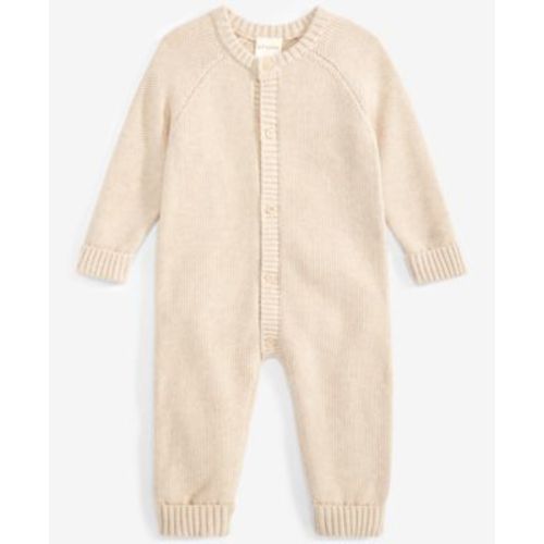 Baby Cotton Long-Sleeve Sweater Romper, Created for Macy's