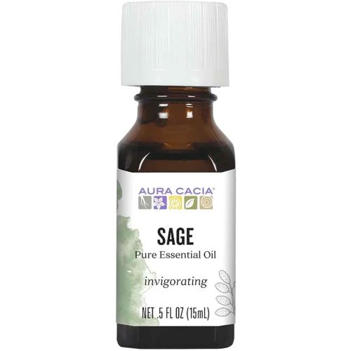 Aura Cacia Essential Oil Sage - 0.5 fl oz