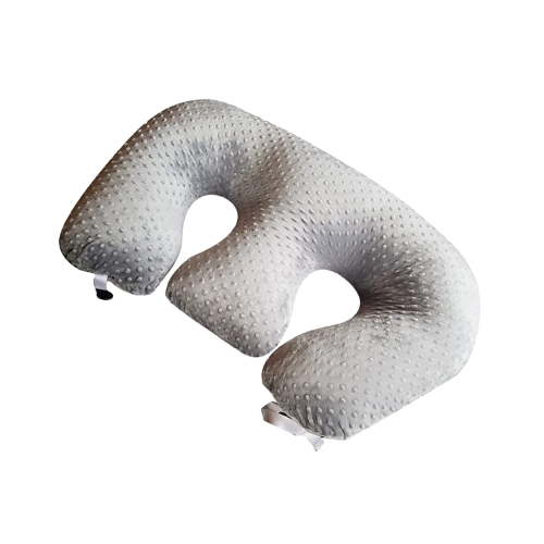 The Twin Z~Pillow 6 uses in 1 Twin Z~Pillow ! Breastfeeding, Bottlefeeding, Tummy0 Time, Reflux, Support and Pregnancy Pillow! Gray 1Pack