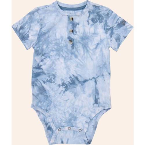 Tie Dye Henley Onesie, Navy - Young Days | Maisonette