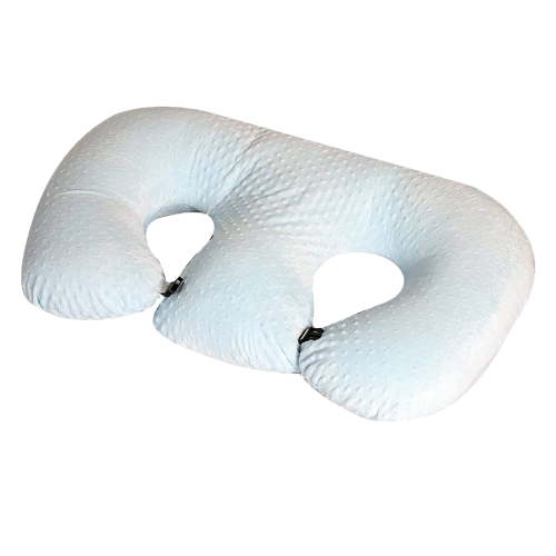 Twin Z Pillow The 6 uses in 1 Twin Pillow ! Grey Plus Free Travel Bag! 100x70cm