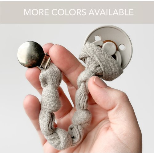 KNOTTY PACIFIER CLIP/ Many Colors Available / Best Durable Clip, Binky Holder, Paci Keeper, Baby Gift, Shower Present, Simple Pacifier Clip