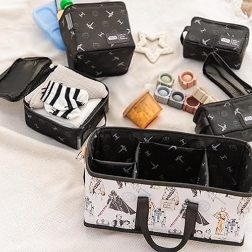 Petunia Pickle Bottom Inter-Mix Deluxe Kit | Baby Diaper Caddy Organizer | Keep Everything Organized in Diaper Bag, Stroller or Nursery - Disney - The Star Wars Collection