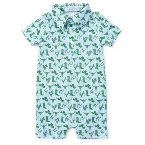 Tripp Boys' Polo Shortall - Wild West Blue