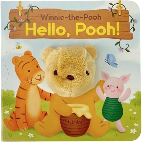 Hello Winnie-The-Pooh Finger Puppet Book Board book – July 15, 2025