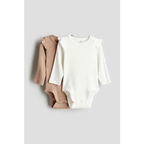 2-pack Long-sleeved Bodysuits