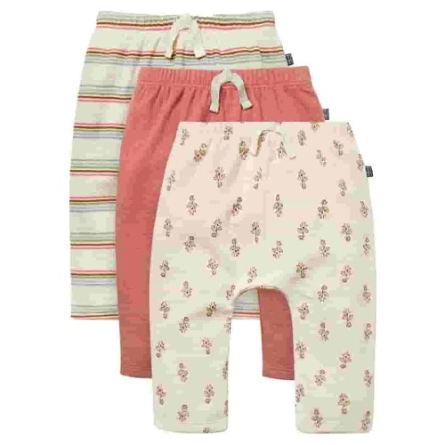 Modern Moments by Gerber Baby Neutral Organic 3-Pack Joggers, Sizes 0/3 Months - 24 Months