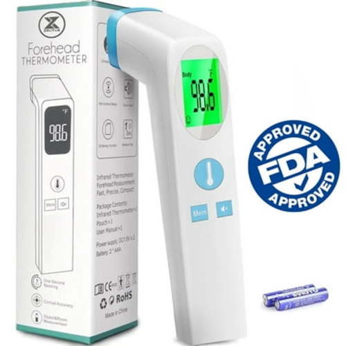 No-Touch Thermometer for Adults and Kids,Digital Baby Thermometer with Fever Alarm, Forehead Thermometer & Digital Infrared Thermometer for Fever 1 Second Result, Accurate & Easy to Use