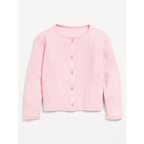 Button-Front Cardigan Sweater for Toddler Girls