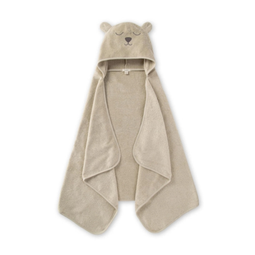 Organic Cotton Toddler Hooded Bear Towel
