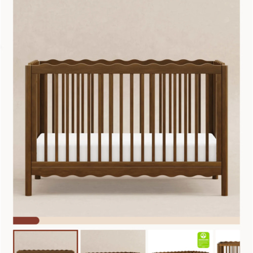 Swell 4-in-1 Convertible Crib with Toddler Bed Conversion Kit