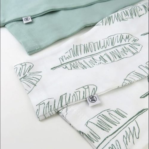 HonestBaby Multipack Harem Pants Roomy Fit Pull on Bottoms 100% Organic Cotton for Infant Baby Girls, Unisex (3-6 M)