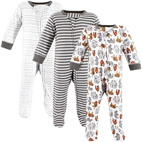 Touched by Nature Baby Girls' Organic Cotton Sleep and Play