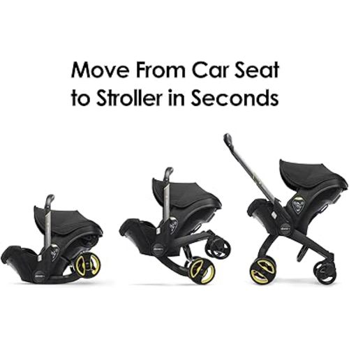 Doona Car Seat & Stroller, Nitro Black - All-in-One Travel System