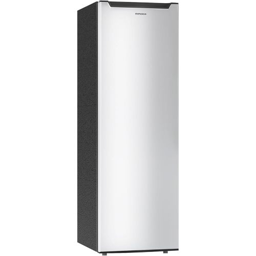 BANGSON Upright Freezer,7.0 Cu.ft Stand Up Freezer,Convertible Upright Freezer/Refrigerator,Single Door for Kitchen,Office,Apartment,Silver