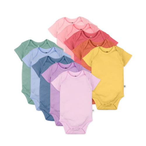10-Pack Organic Cotton Short Sleeve Bodysuits | Honest Baby Clothing