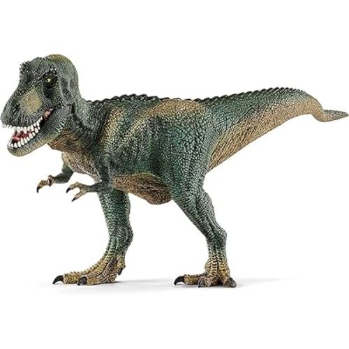 schleich DINOSAURS — Tyrannosaurus Rex, T-Rex Toy with Realistic Detail and Movable Jaw, Imagination-Inspiring Dinosaur Toys for Girls and Boys Ages 4+, Dark Green