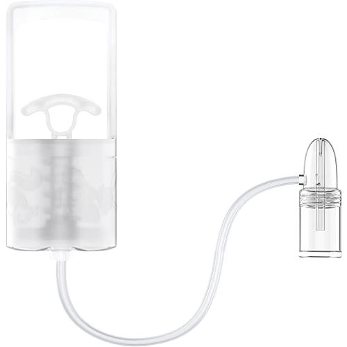 Baby Nasal Aspirator with Powerful Hand Pump & Non-invasive Nose Tip, Quiet & Comfortable Nose Suction for Baby, Toddler and Elderly, Co-Branded with CHIBOJI (3 Fingers Handle)