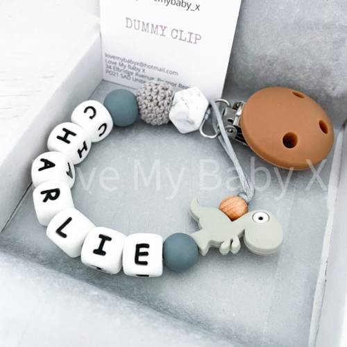 Silicone Dummy Clip Pacifier Clip Dummy Chain - Etsy