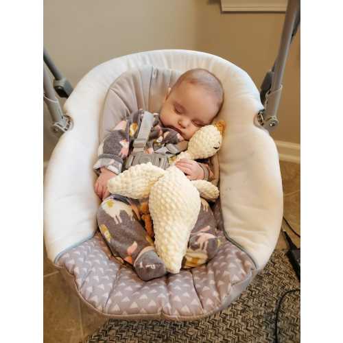 Handmade Sleepy Goose- 8 Inch long, safe for babies. Custom Color Choices - Soft and Squishy