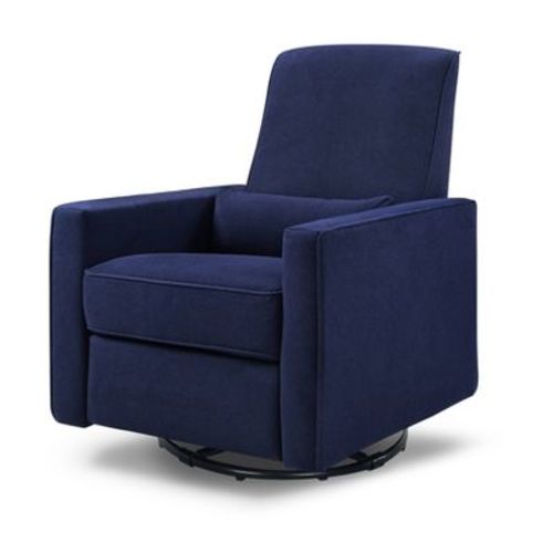 Davinci Piper Recliner - Gray/cream Piping