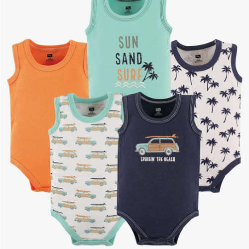 Hudson Baby Cotton Sleeveless Bodysuits