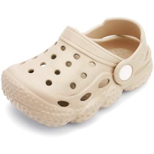 INMINPIN Baby Clogs Garden Shoes Newborn Infant Lightweight Breathable Beach Pool Sandals Non-Slip Baby Boys Girls Water Shower Summer Shoes Splay Naturally