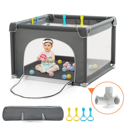 Tooca Anti-Fall Baby Playpen Play Yards for Indoor & Outdoor with Breathable Mesh & Reviews | Wayfair