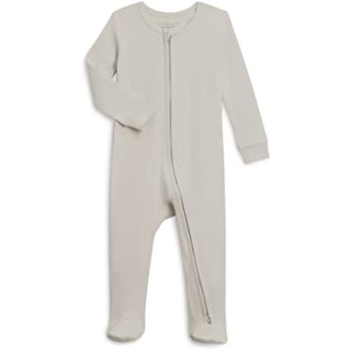 Colored Organics Baby Cotton Peyton Zip Up Footed Sleeper