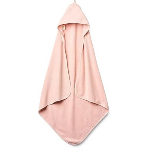 Baby Hooded Towel – Organic Cotton Baby Bath Towels – Baby Towels, Baby Bath Towels for Baby Boy, Baby Girl, 32" x 32" Super-Soft and Absorbent Baby Towels for Newborn (Blush)