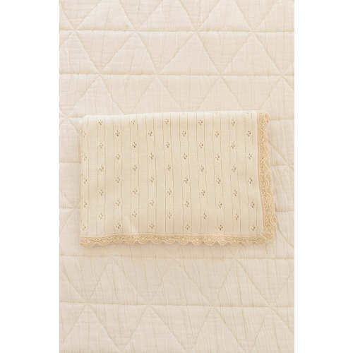 knit blanket | pointelle - milk & sugar