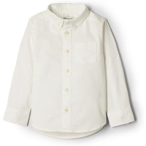Amazon Essentials x Sofia Grainge Toddlers and Baby Boys' Stretch Oxford Collar Shirt