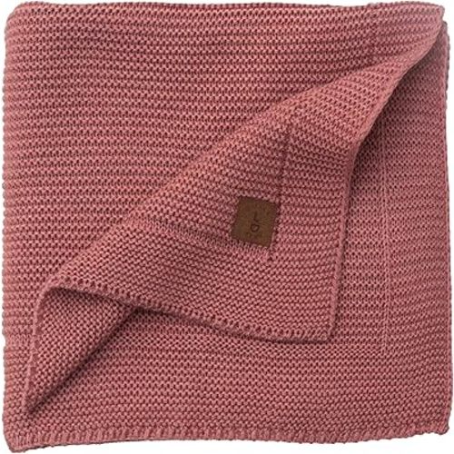 Baby Soft Knitted Blanket, 31 x 39 in, Dusky Pink, Soft & Breathable, Oeko-Tex Certified, Lightweight & Cuddly, Perfect for Newborns, Toddlers, Cot, Pram & Baby Room