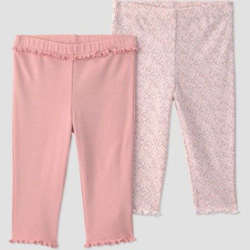 Carter's Just One You® Baby Girls' Pull-On Pants 2pk - Pink 6M