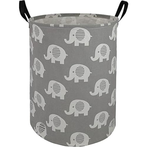 Kids Hamper Storage Bins Organizer Toy Box Laundry Basket Large Canvas Collapsible Chest for Home/Dorm/Kitchen/Pet/Office/Closet/Shelf/Gift Baskets