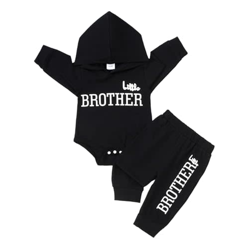 KIMI BEAR Baby Boy Clothes Newborn Boy Outfits Infant Letter Print Long Sleeve Romper Hoodies Pants Fall Winter Outfits