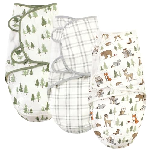Hudson Baby Unisex Baby Cotton Swaddle Wrap
