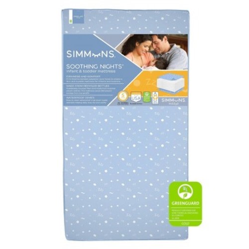 Simmons Kids' Dual Sided Crib And Toddler Mattress - Soothing Nights