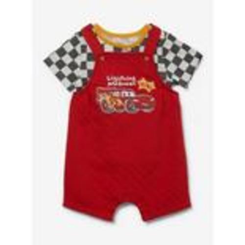 Disney Pixar Cars Lightning McQueen Quilted Infant T-Shirt & Overall Set | BoxLunch