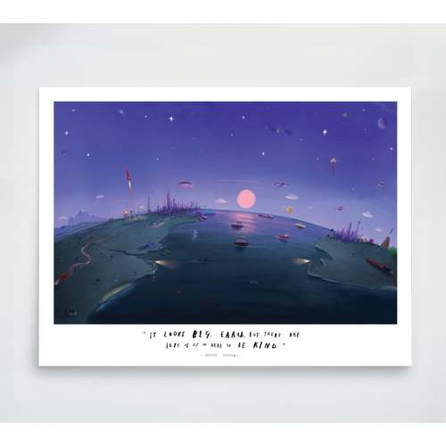 'Here We Are' Oliver Jeffers Art Poster
