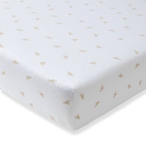 Burt's Bees Baby® Organic Fitted Crib Sheet - Golden Bee Hummus